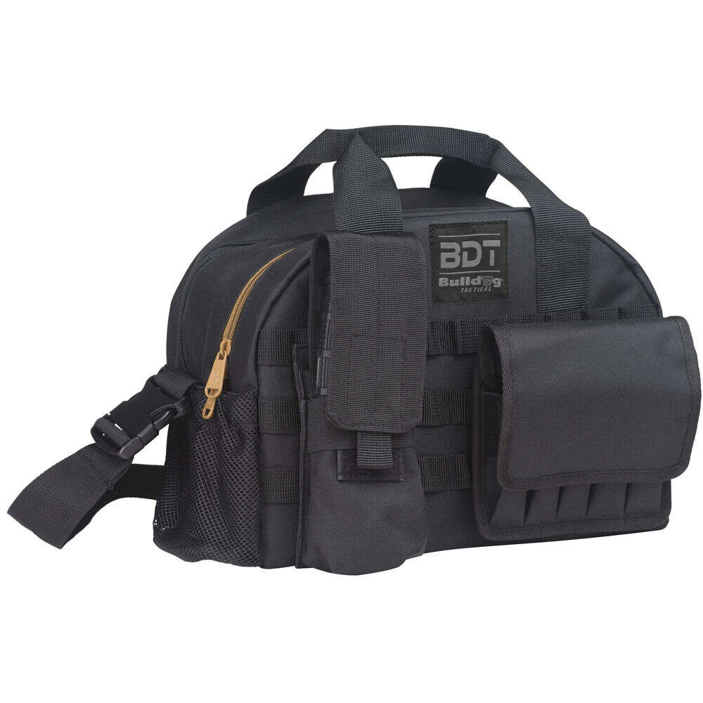 Soft Gun Cases Bulldog Cases 4.50" TACTICAL RANGE BAG W/MOLLE BLK